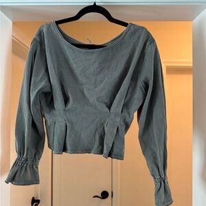 Gray Women's Top